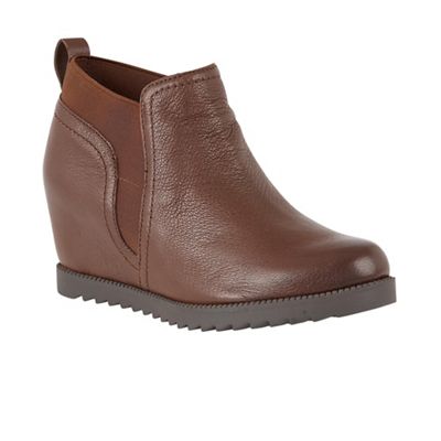 Naturalizer Brown leather 'Darena' shoe boots